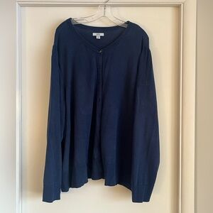 Navy Blue Croft & Barrow Plus Size Sweater/Cardigan